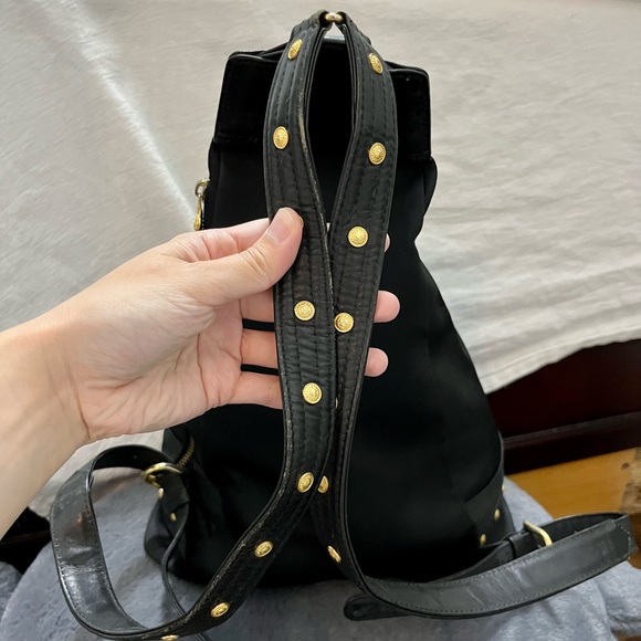 Vintage Gianni Versace Nylon and Leather Backpack - Picture 8 of 12